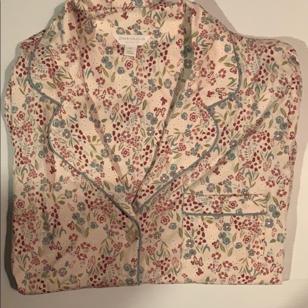 Charter club pajama top